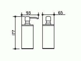 Дозатор жидкого мыла Keuco Plan 14952070100