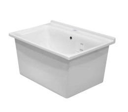 Фото Раковина Kerasan Aquadom 029401*1, 60 x 60 см, 1 отверстие, без тумбы и сифона 7535, белый