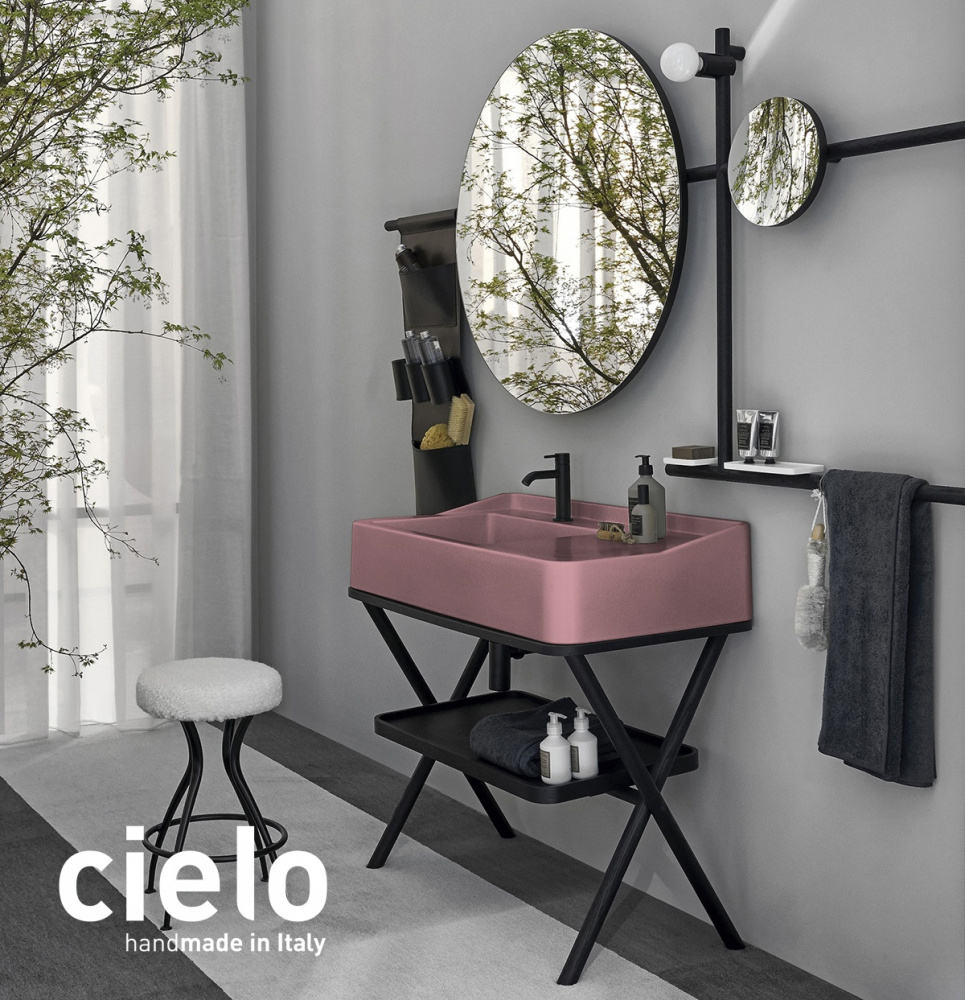 Фото Ceramica CIELO Siwa SWLA CP - Раковина для ванной комнаты 90*50 см (Cipria)