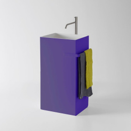 Antonio Lupi Fusto FOLDVE Полотенцедержатель из нержавеющей стали AISI 304 с рельефной поверхностью,