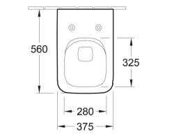 Villeroy&Boch Verity Line 8M20S101 Сиденье с крышкой, с плавным опусканием, с функцией QuickRelease