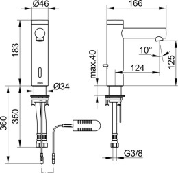 Фото Смеситель для умывальника Keuco Ixmo 59512011100, хром