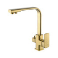 Смеситель для кухни c подключением фильтра Wonzon&Woghand (WW-88458004-BG) Золото
