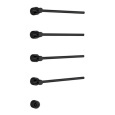 Полотенцесушитель Margaroli Sole 622 Switch box Black Brushed Nickel BB Электрический, 65х9,3x42,2 с