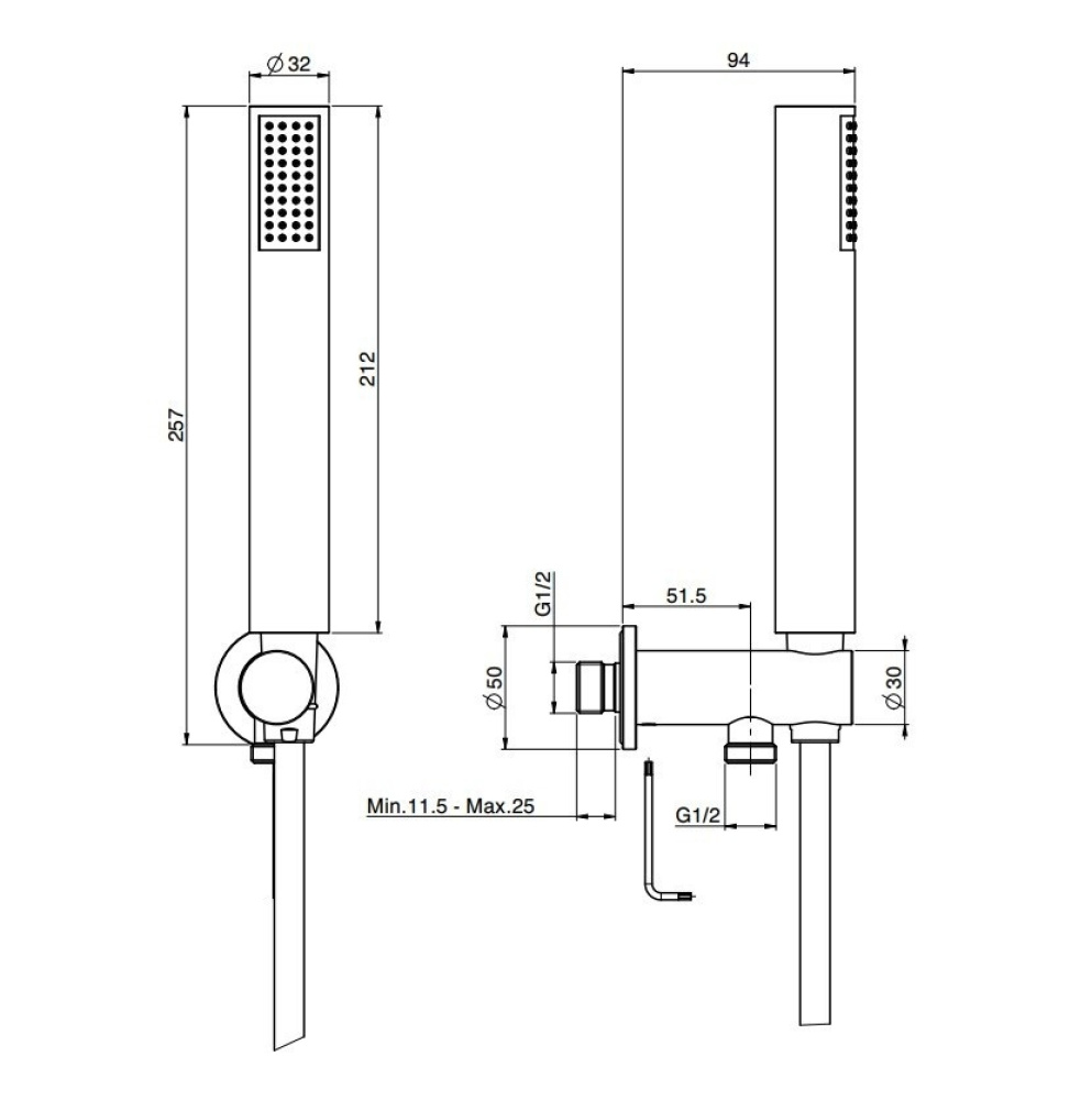 Душевой гарнитур Fima Carlo Frattini (F2287/4CR) хром