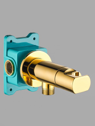 Гигиенический душ ALMAes Agata AL-877-08 прогрессивный смеситель, Золото