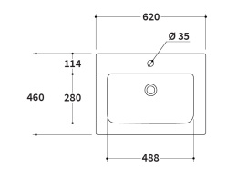 Фото Раковина на тумбу BERLONI BAGNO WAY BLOCK LAVSMRINCXR001 101