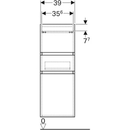 Geberit Renova Plan 869032000 Шкаф, средний