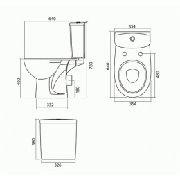 Напольный унитаз Kolo Freja L79200000 крышка стандарт