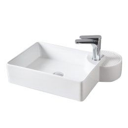 Фото Раковина накладная ArtCeram Cartesio (CAL002 01 00) белый