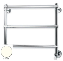 Водяные полотенцесушители Полотенцесушитель водяной Margaroli Sole 4404703WH, высота 50 см, ширина 53 см, белый