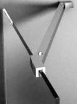 Штанга горизонтальная Jacob Delafon Contra 45 E22BT45-GA, угол 45, длина 54 см, хром