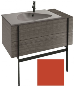 Тумба под раковину Jacob Delafon Nouvelle Vague 100 см, EB3031-G1K, с выступом, цвет - маковый глянц