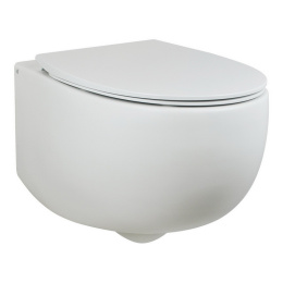Фото Унитаз подвесной AeT Dot 2.0, с креплениями, цвет белый матовый S555T0R0V6101