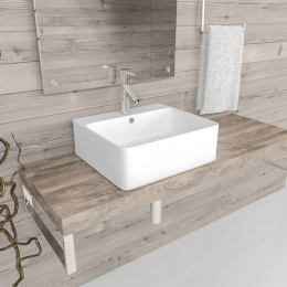 Фото Раковина накладная "CIRCON-46" (white) Esbano (ESRNCIRC46W) белый