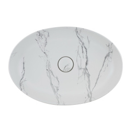 Раковина накладная 55.5 см AeT Elite (L616T0R0V0481) белый матовый