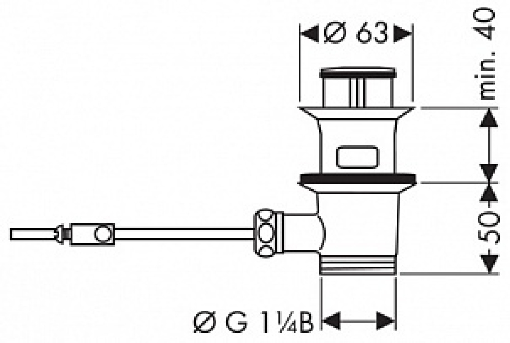 Смеситель для раковины Hansgrohe Focus E (31700000) хром