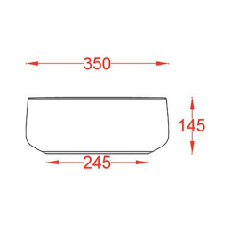 Фото Раковина 35 см ArtCeram Cognac (COL004 44 00) зеленый