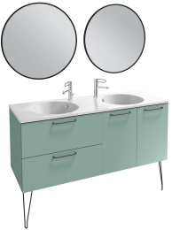 Зеркало Jacob Delafon Odeon Rive Gauche EB1290-S49, 90 см, с подсветкой, лакированная рама эвкалипт 