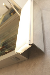 Зеркальный шкаф Keuco Edition 11 21102171201, алюминий