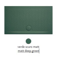 Поддон ArtCeram Texture 90 х 70 х 5,5 см, PDR017 30; 00, прямоугольный, цвет - verde scuro matt (тем