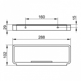 Фото Корзинка для мыла Keuco Plan 14958010051, хром, белый