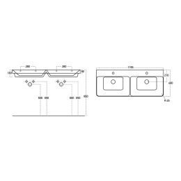 Тумба подвесная Dreja Perfecto (99.0813) 87 см