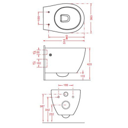 Подвесной унитаз ArtCeram Step (STV001 01 00) белый