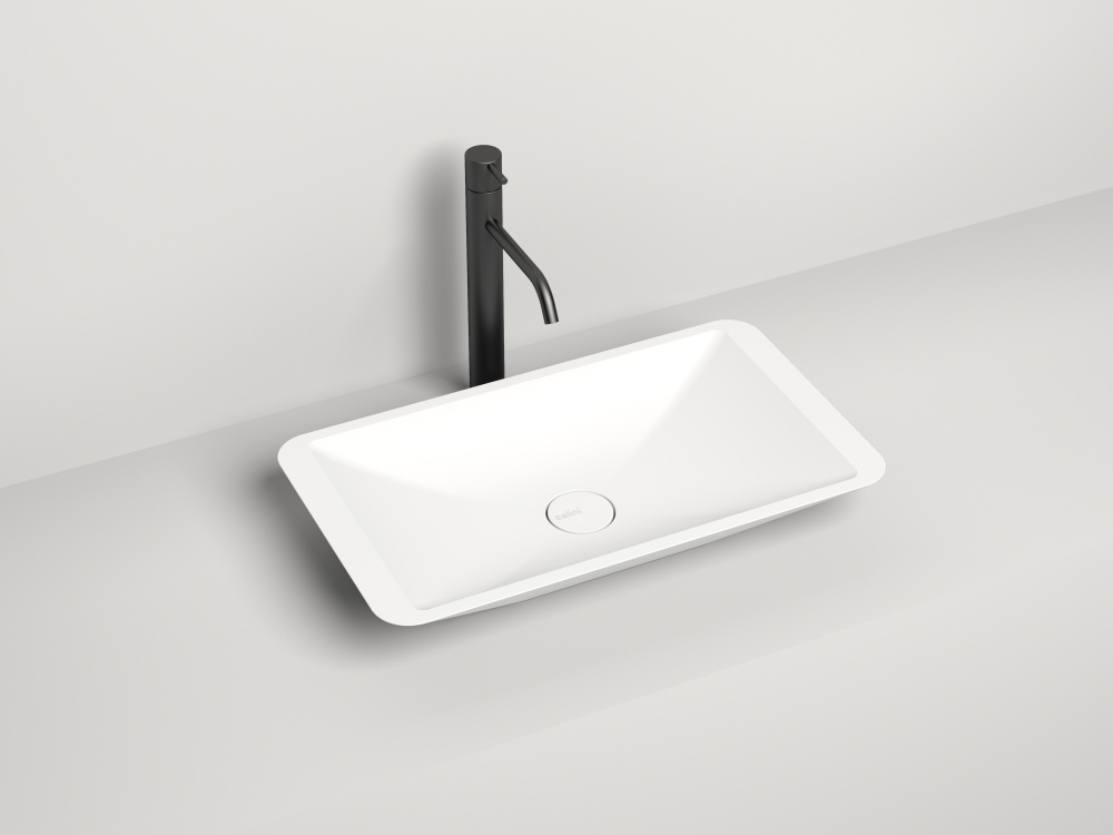 Фото Раковина накладная Salini Callista (1101107G) белый