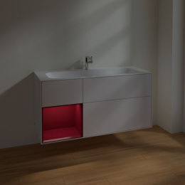 Villeroy Boch Finion F060HBGF Тумба под раковину 1196х498 мм (peony matt/glossy white)