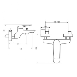 Фото Комплект смесителей Paini Laguna LACRSET4 хром