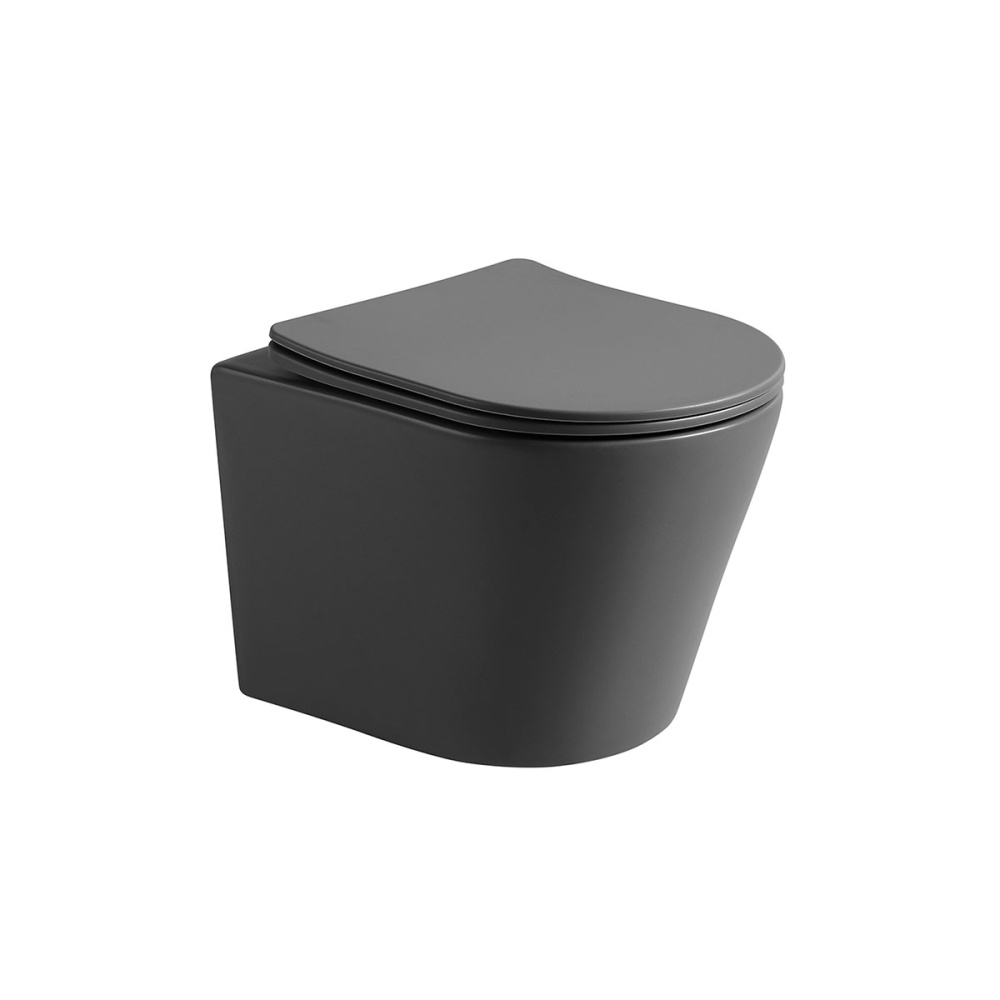 Унитаз подвесной Vincea Piatti (VT1-11SMA) антрацит матовый