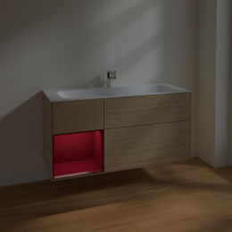 Villeroy Boch Finion F060HBPC Тумба под раковину 1196х498 мм (peony matt/oak veneer)