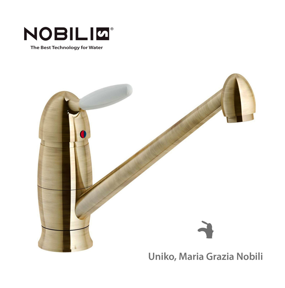 NOBILI Uniko UK113/1T5BR - Смеситель для кухни (бронза)
