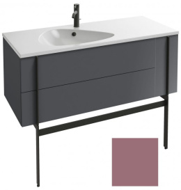 Тумба под раковину Jacob Delafon Nouvelle Vague 120 EB3036-S37, 3 ящика, цвет - нежно-розовый сатин