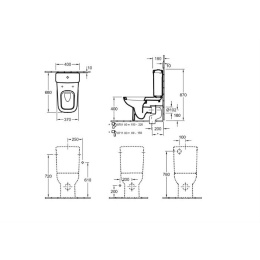 Villeroy&Boch Joyce 56121001 Унитаз напольный (альпийский белый)
