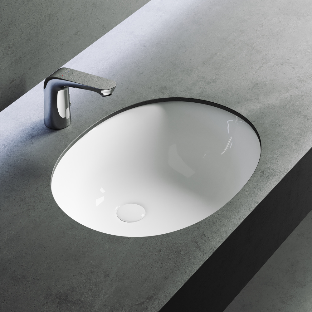 Встраиваемая раковина Ceramicanova Element CN6043 Овал 56 см