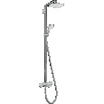 Душевая система Hansgrohe Croma E Showerpipe 280 1jet 27687000 c термостатом и изливом для ванны, хр