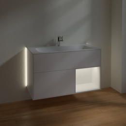 Villeroy Boch Finion G040MTMT Тумба под раковину 996х498 мм (white matt/white matt)