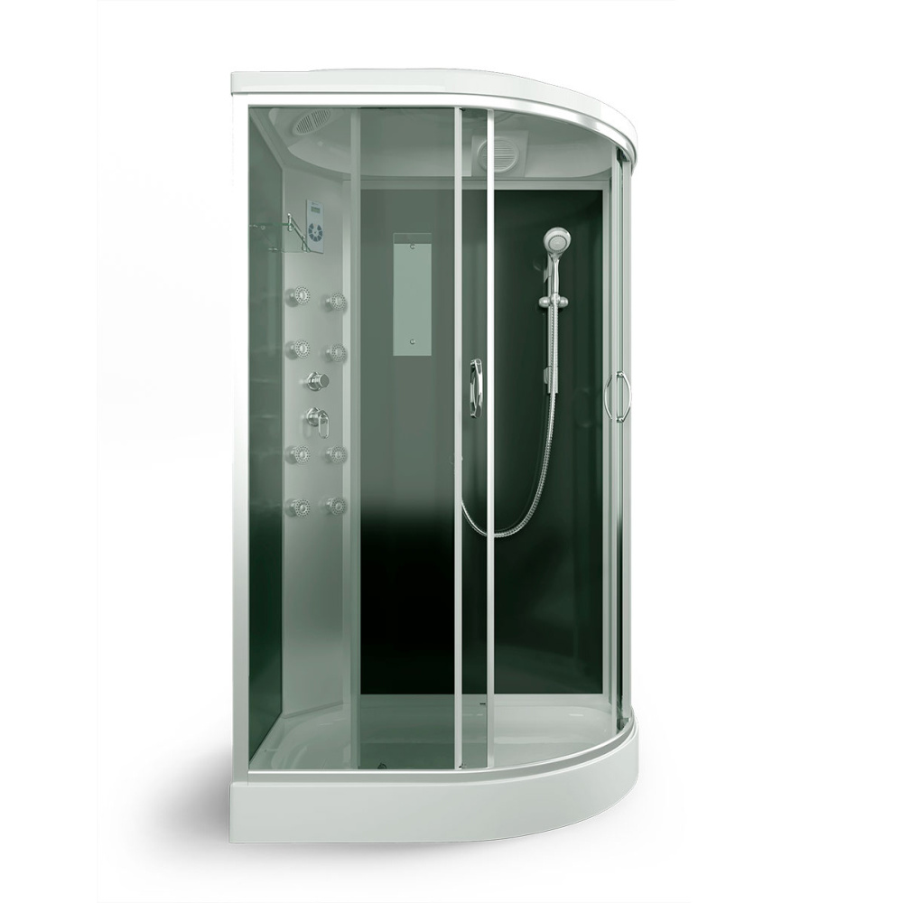 Душевая кабина 120x80x215 Erlit (ER4512PL-C4) , Поддон низкий