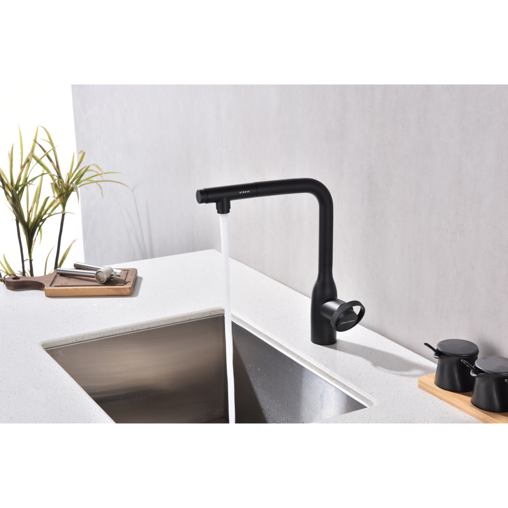 Смеситель для кухни Paulmark Urban (Ur213104-401) антрацит