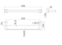 Фото Teka Formentera 170770200 Держатель для полотенца