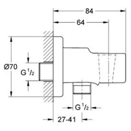 Гигиенический душ Grohe BauEdge 124898