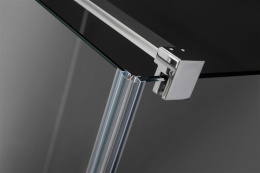 Душевая дверь в нишу Radaway Euphoria DWJ 110x200 профиль хром, стекло прозрачное, крепления слева 3