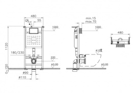 Инталляция Vitra V-Fix Core (732-5800-01) белый