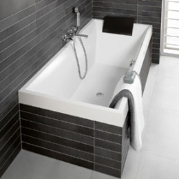 Квариловая ванна 180*80 Villeroy&Boch Squaro (UBQ180SQR2V-96) star white