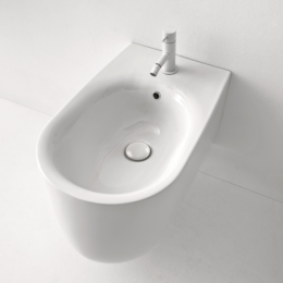 Фото Биде подвесное Kerasan Nolita 532501*1 белый глянц