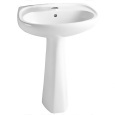 Раковина с пьедесталом 55 см Vitra Normus (9600B003-7650) белый