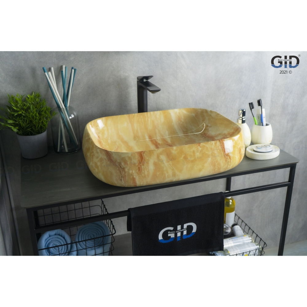 Раковина накладная Gid Mnc185