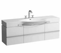 Тумба под раковину Laufen Palace New 4.0135.2.075.475.1 149 см, цвет белый глянцевый
